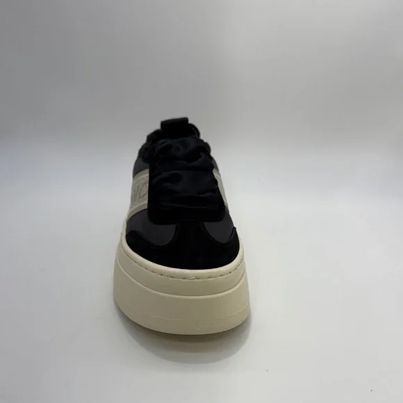 Ferragamo Black and Cream Sneakers - Picture 3 of 6